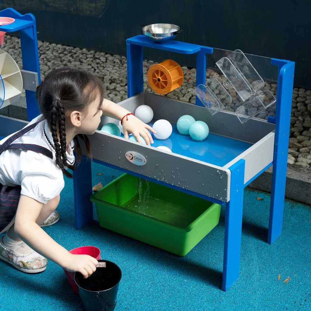 CLASSIC WORLD EDU vandens ir smėlio eksperimentinis stalas vaikams 2in1