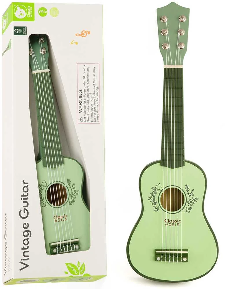 CLASSIC WORLD Vaikiška Vintage Gitara 3+ amžiaus