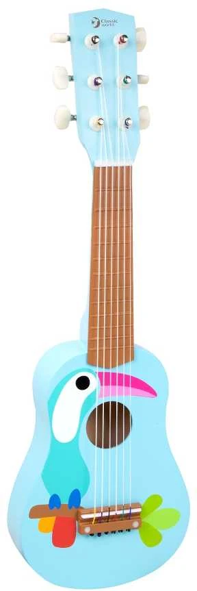 Classic World Žaislinė medinė akustinė gitara