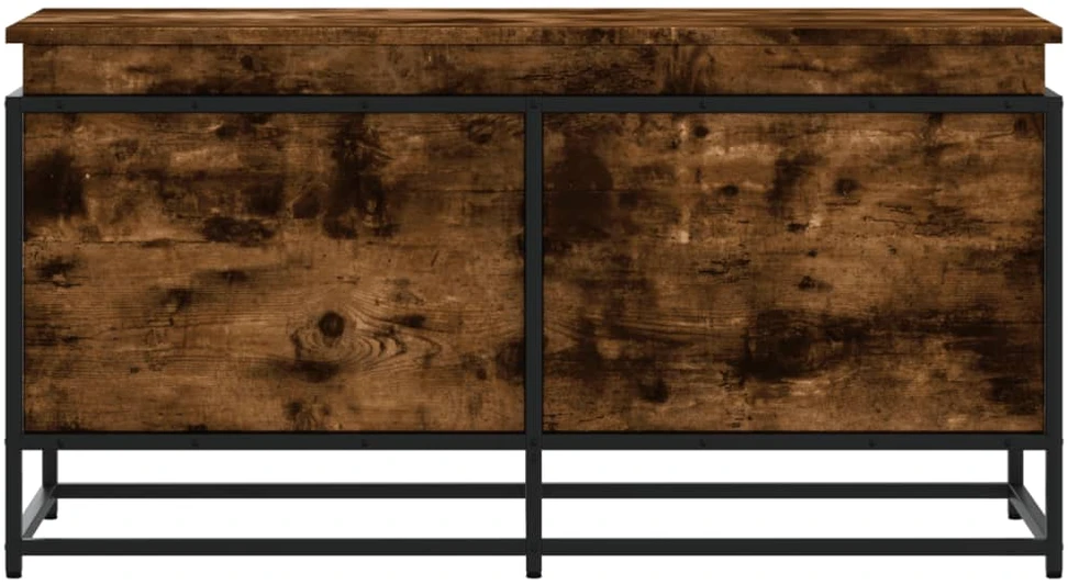 Daiktadėžė su dangčiu, dūminė, 100x40x51,5cm, apdirbta mediena