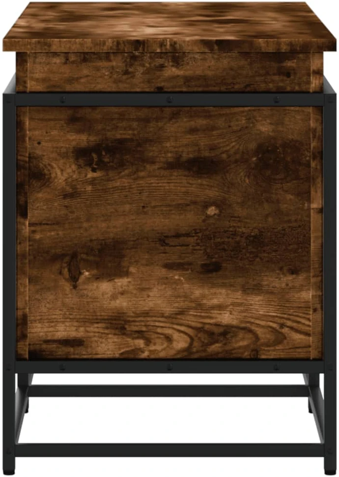Daiktadėžė su dangčiu, dūminė, 100x40x51,5cm, apdirbta mediena