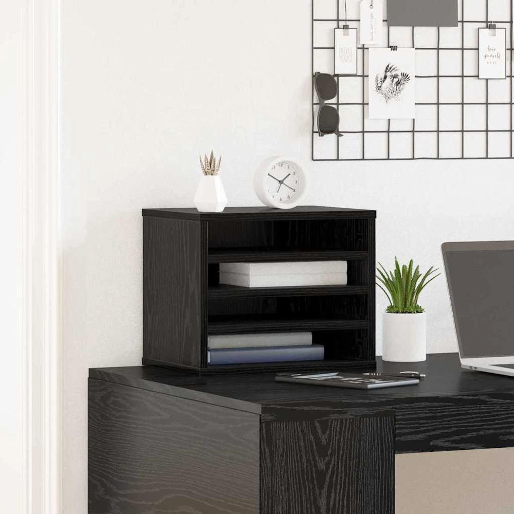 Darbo stalo organizatorius Juodas ąžuolas 36 x 26 x 29,5 cm