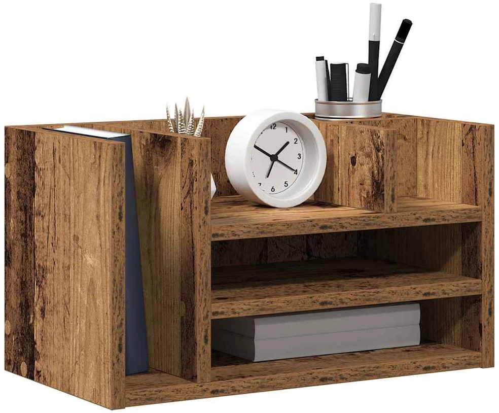Darbo stalo organizatorius Sendintos medienos 44,5 x 24 x 25 cm