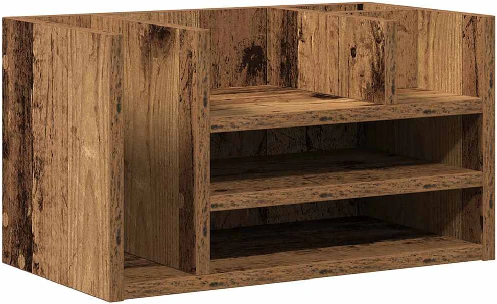 Darbo stalo organizatorius Sendintos medienos 44,5 x 24 x 25 cm