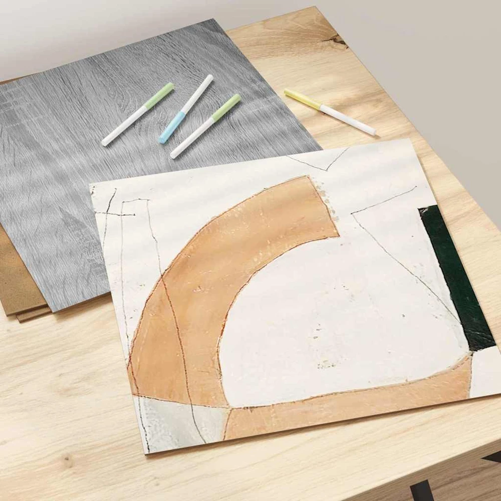 Dekoratyvinės Panelės 12 vnt. Pilkas Sonoma 30 x 30 x 0.27 cm