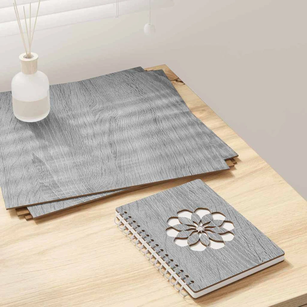 Dekoratyvinės Panelės 12 vnt. Pilkas Sonoma 30 x 30 x 0.27 cm