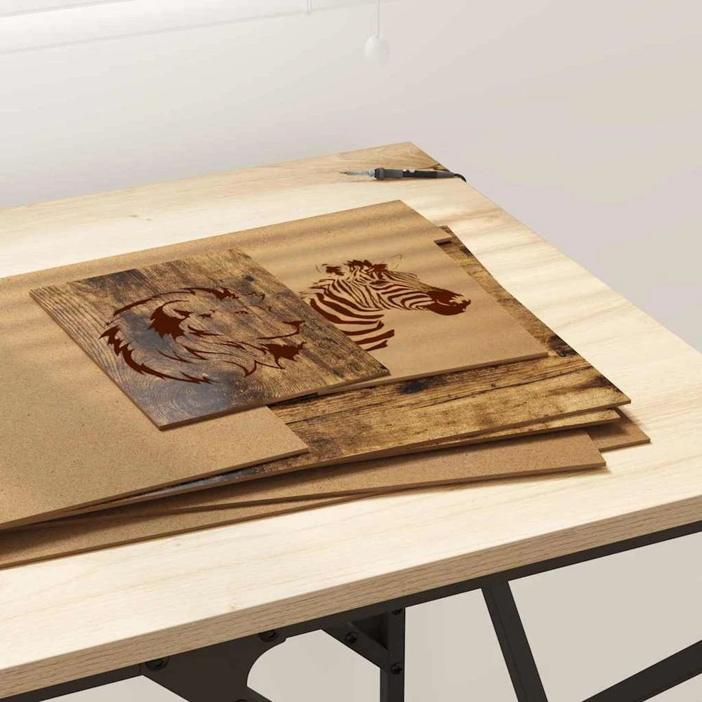 Dekoratyvinės Panelės 12 pcs Rūkyta ąžuolas 30 x 42 x 0.27 cm