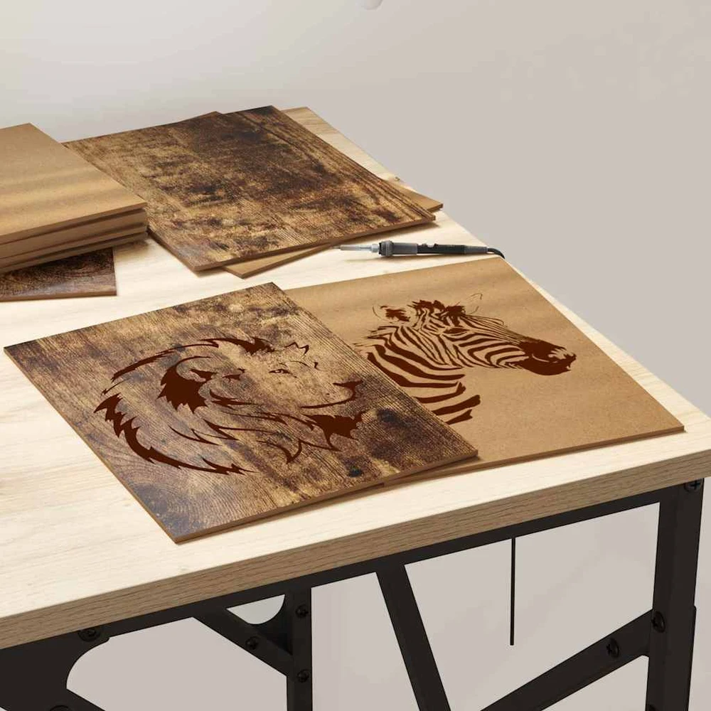 Dekoratyvinės Panelės 150 vnt. Dūminio ąžuolo 21 x 30 x 0,27 cm