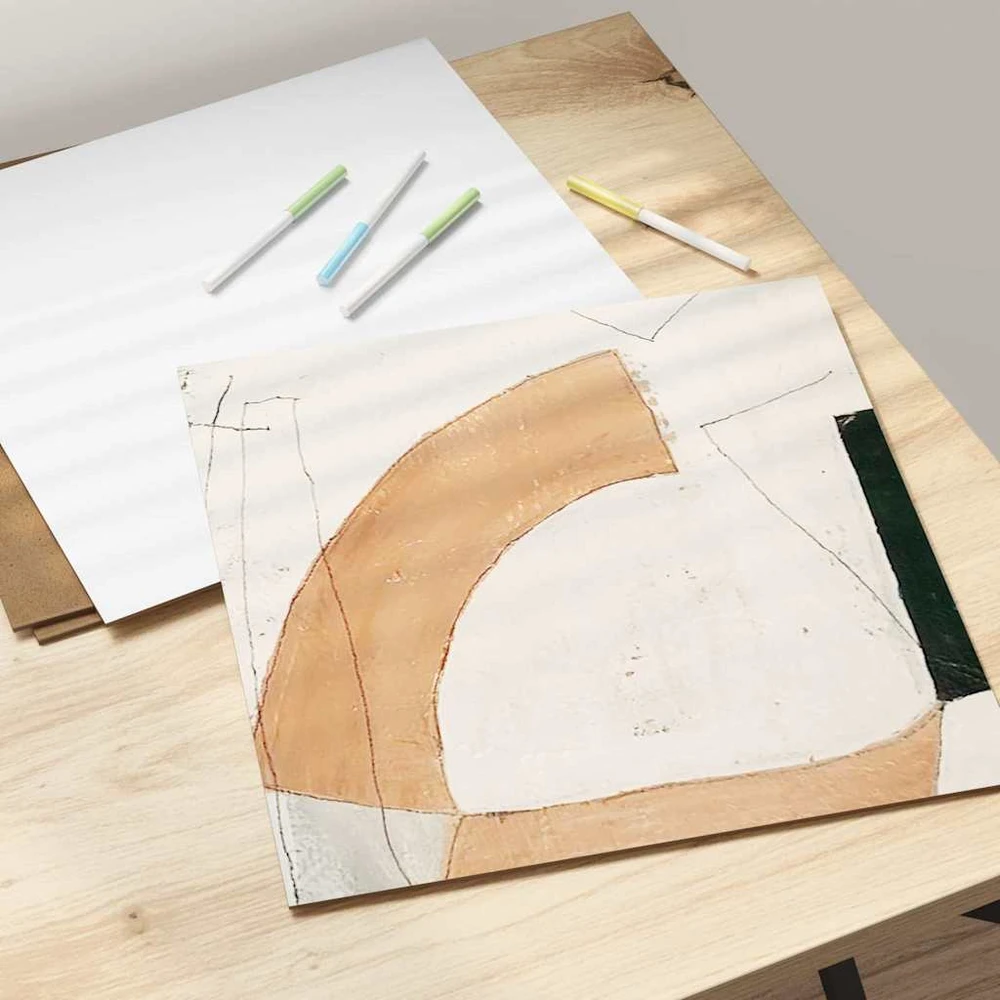 Dekoratyvinės Panelės 50 vnt. Balta 30 x 30 x 0.27 cm