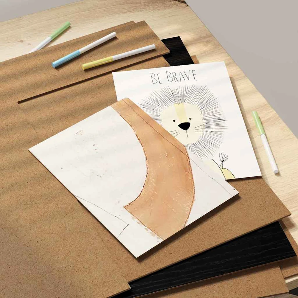 Dekoratyvinės Panelės 50 vnt. Juodojo ąžuolo 40 x 60 x 0,27 cm
