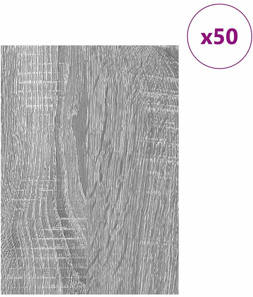 Dekoratyvinės Panelės 50 vnt. Pilka Sonoma 30 x 42 x 0,27 cm