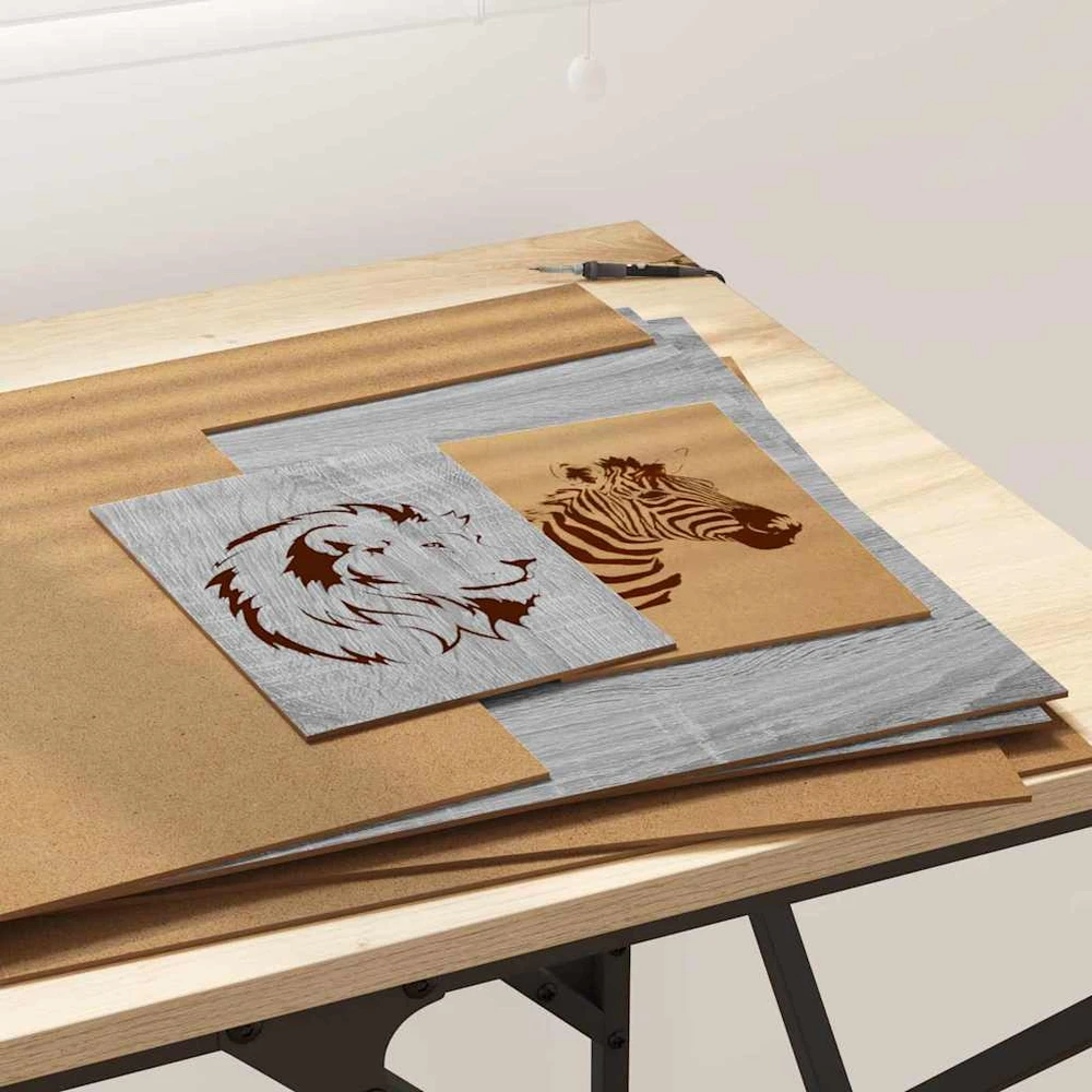Dekoratyvinės Panelės 50 vnt. Pilka Sonoma 40 x 60 x 0,27 cm