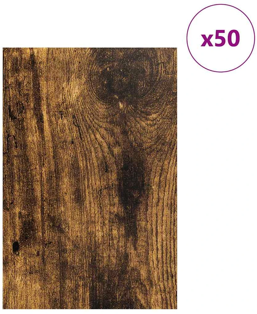 Dekoratyvinės Panelės 50 vnt. Dūminio ąžuolo 40 x 60 x 0,27 cm