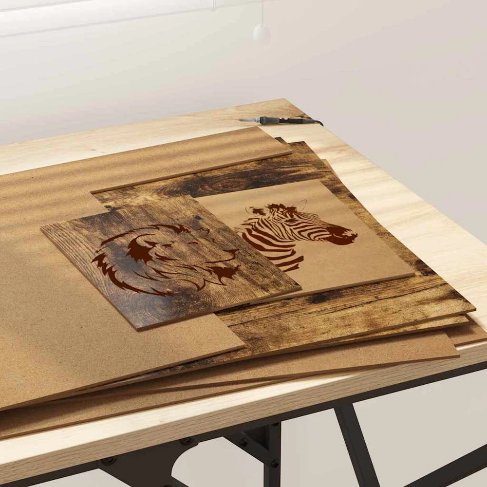 Dekoratyvinės Panelės 50 vnt. Dūminio ąžuolo 40 x 60 x 0,27 cm