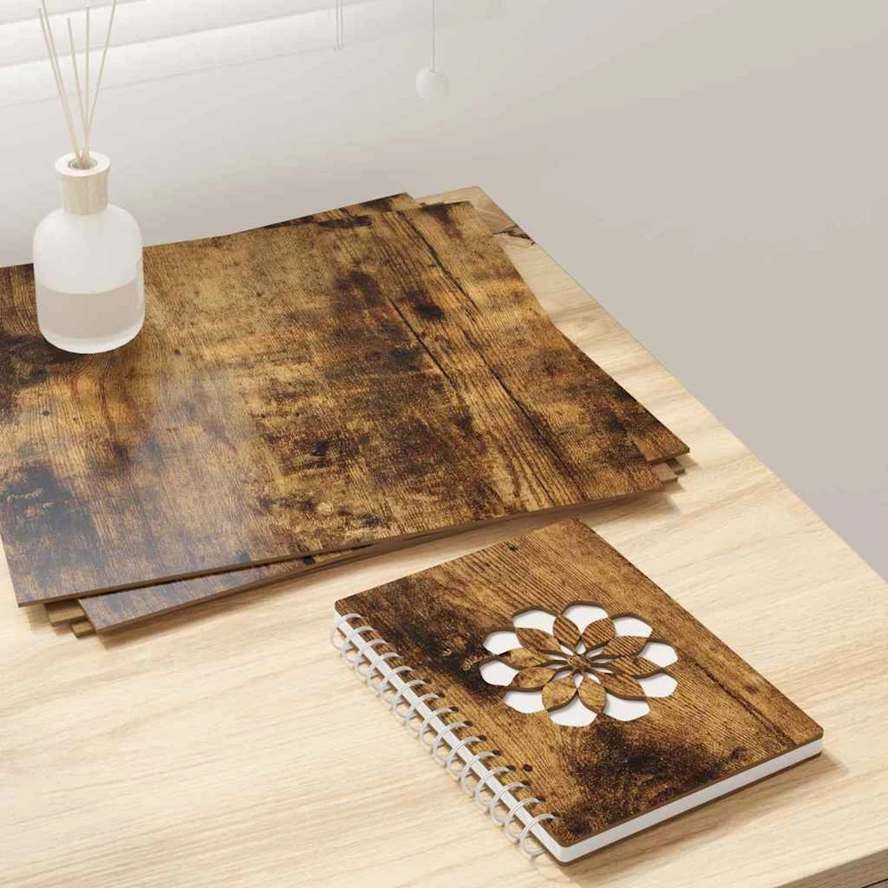Dekoratyvinės Panelės 50 vnt. Rūkyta ąžuolas 30 x 30 x 0.27 cm