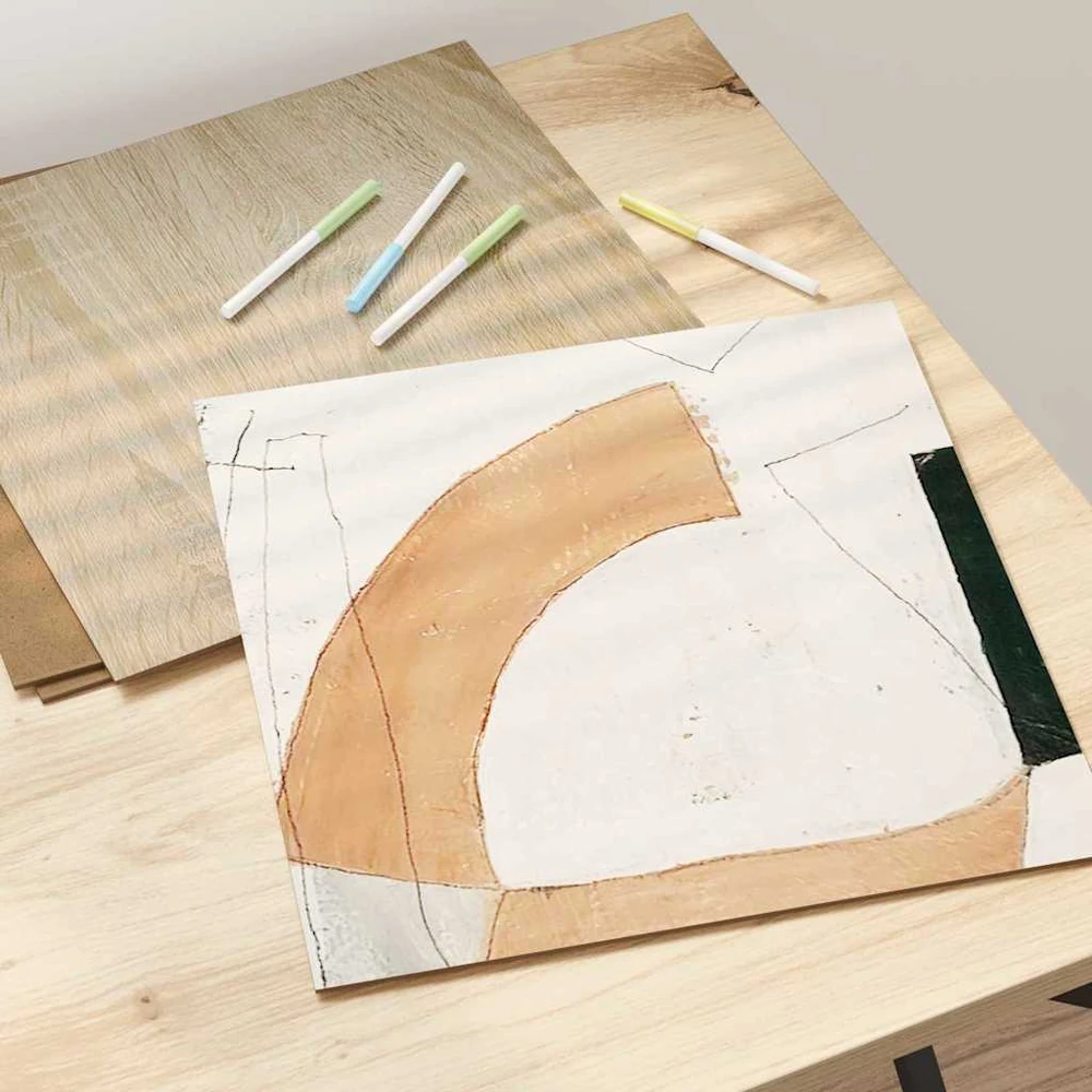 Dekoratyvinės Panelės 50 vnt. Sonoma ąžuolas 30 x 30 x 0.27 cm