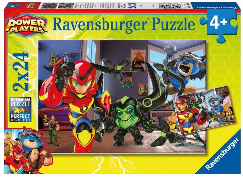Ravensburger Dėlionė 2x24vnt. - "Power Players"