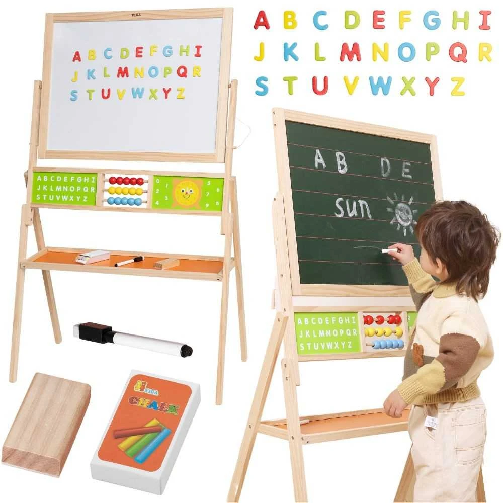 Viga Toys Didelė lavinamoji lenta VIGA 2in1 vaikams