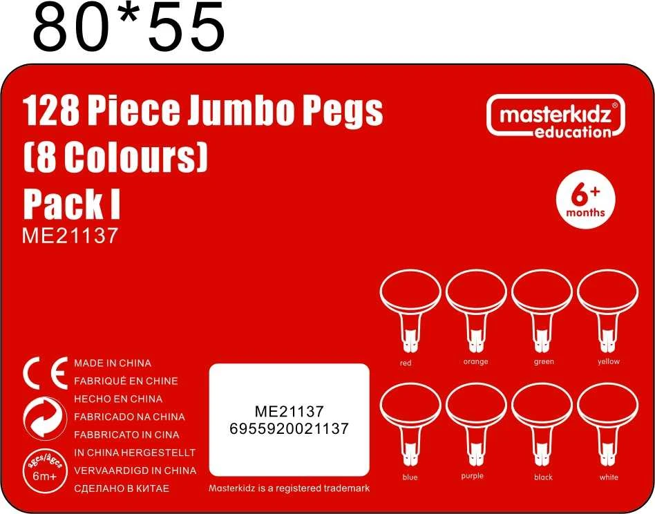 Dideli kūrybiniai kaiščiai MASTERKIDZ STEM Jumbo
