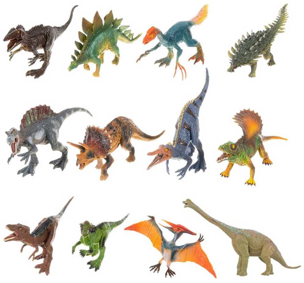 Didelis dinozaurų rinkinys Woopie XXL Priešistorinis pasaulis su kilimėliu