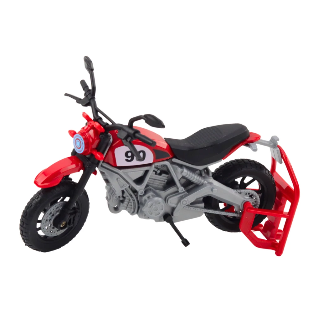 Lean Toys Žaislinis pikapas su motociklu, šviesomis ir garsais, 33.5 cm