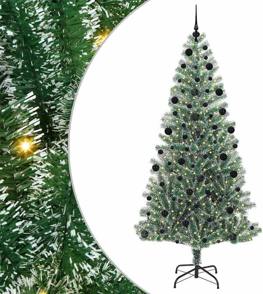 Dirbtinė Kalėdų Eglė Su Sniegu ir LED Šviesa su 300 LED 210 cm