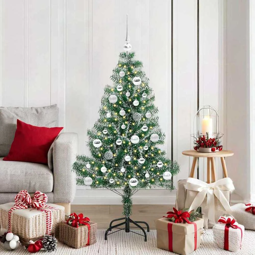 Dirbtinė Kalėdų Eglė Su Sniegu ir LED Šviesa su 150 LED 150 cm