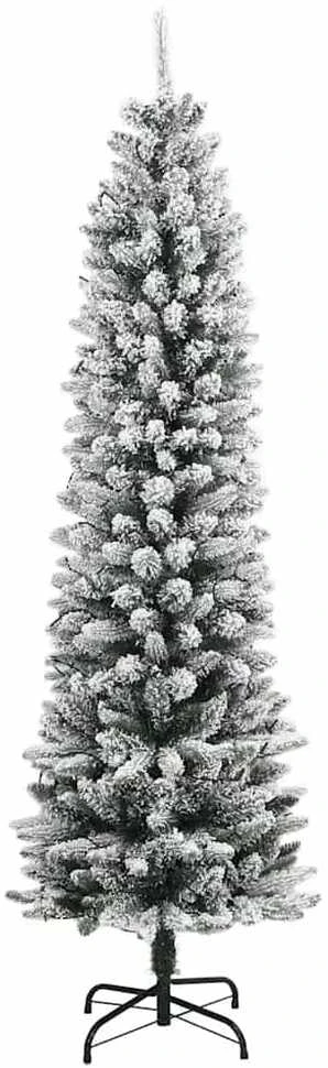 Dirbtinė Kalėdų eglutė su 150 LED lempučių ir sniegu, 120cm