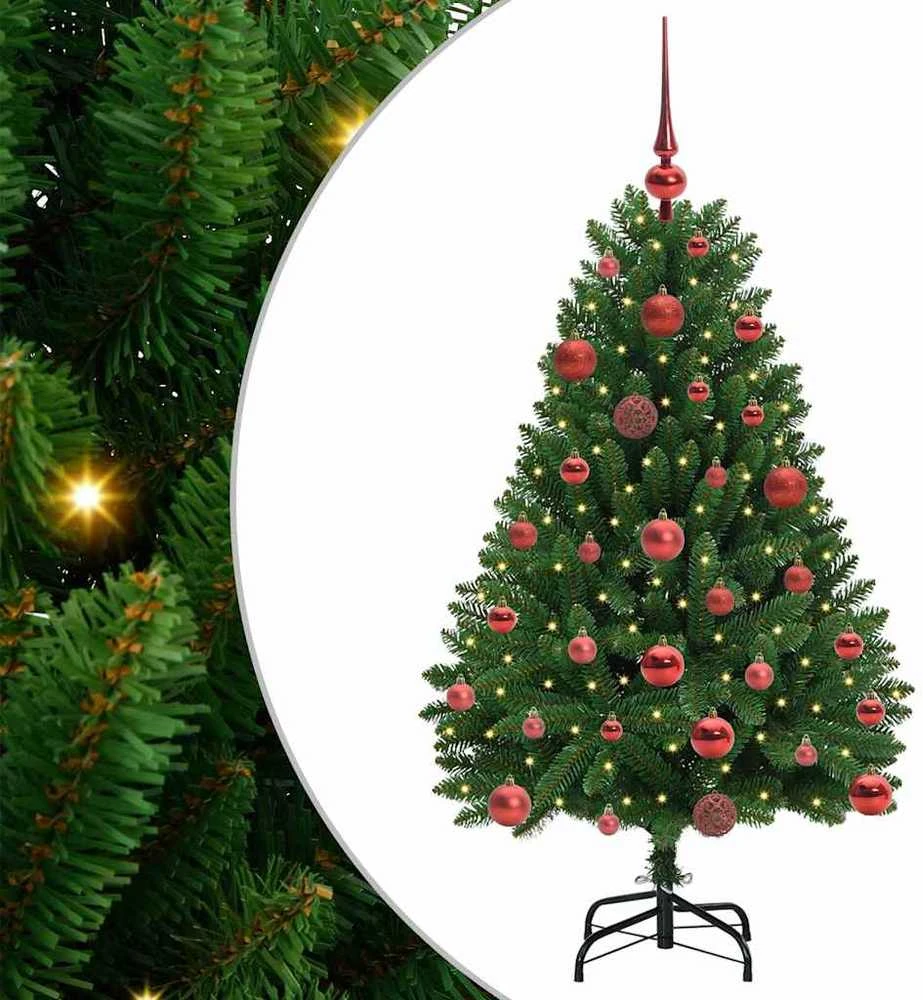 Dirbtinė Kalėdų eglutė 120 cm 150 LED Šilta balta Žalia