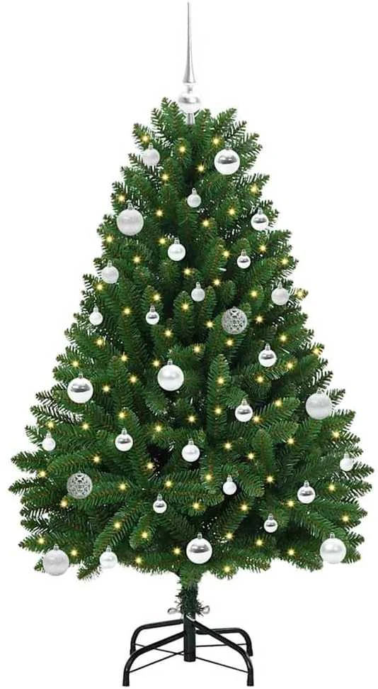Dirbtinė Kalėdų eglutė 150 cm 150 LED Šilta balta Žalia
