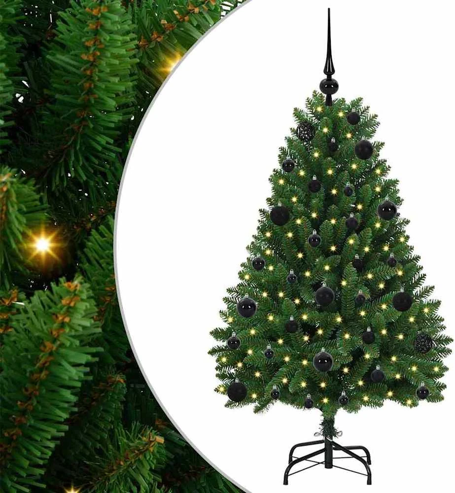 Dirbtinė Kalėdų eglutė 120 cm 150 LED Šilta balta Žalia