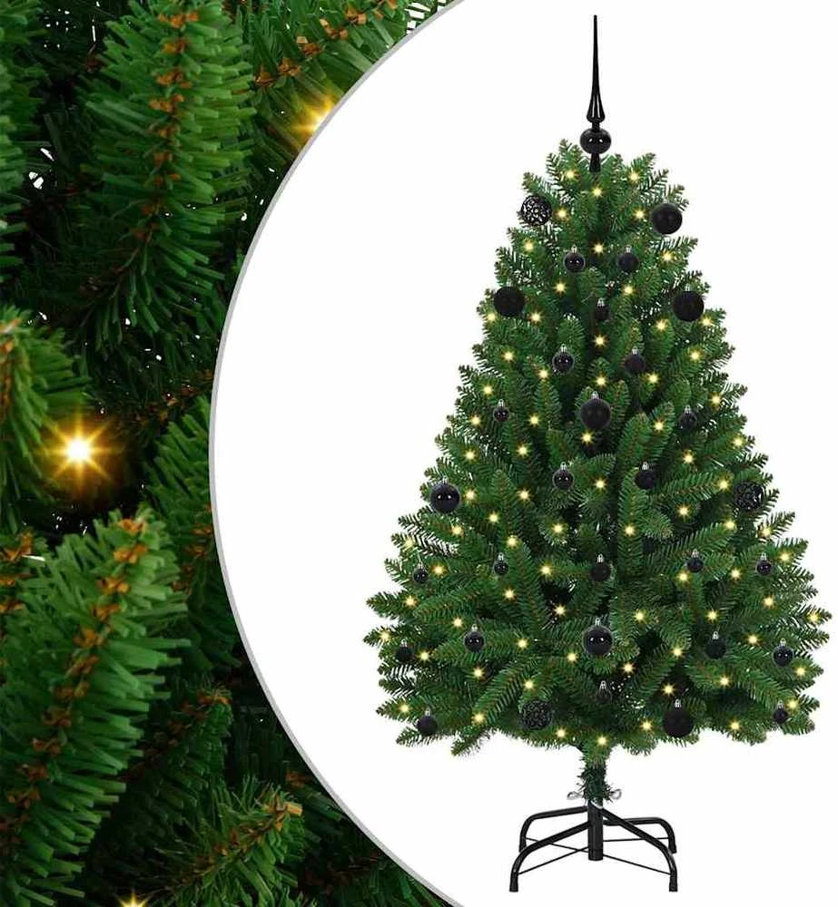 Dirbtinė Kalėdų eglutė 150 cm 150 LED Šilta balta Žalia