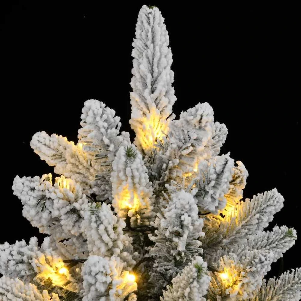 Dirbtinė Kalėdų eglutė su 300 LED lempučių ir sniegu, 210cm