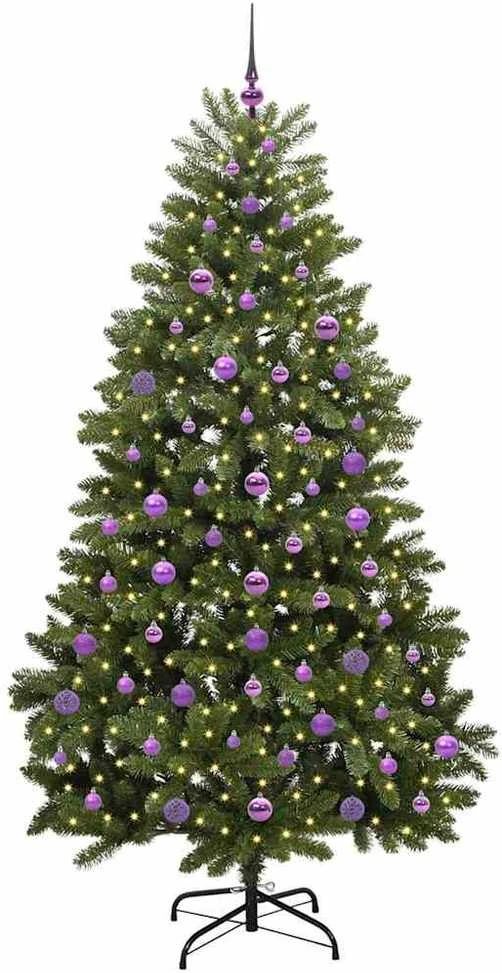Dirbtinė Kalėdų eglutė 210 cm 300 LED Šilta balta Žalia