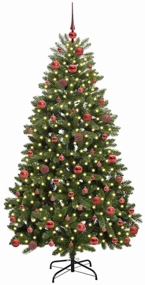 Dirbtinė Kalėdų eglutė 180 cm 300 LED Šilta balta Žalia