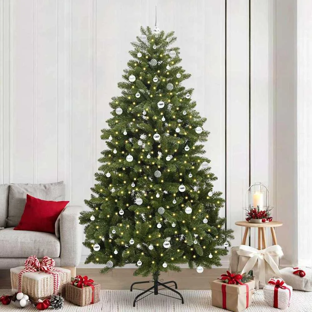 Dirbtinė Kalėdų eglutė 240 cm 300 LED Šilta balta Žalia