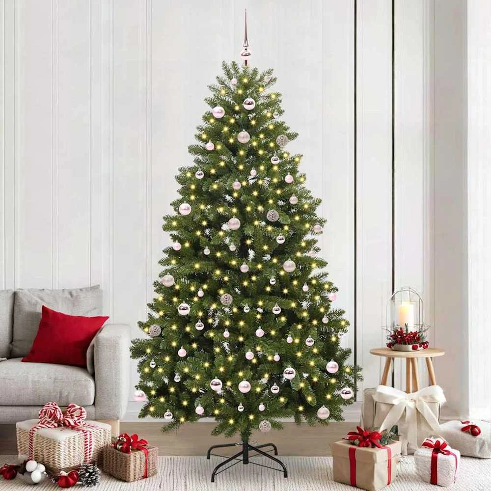 Dirbtinė Kalėdų eglutė 240 cm 300 LED Šilta balta Žalia
