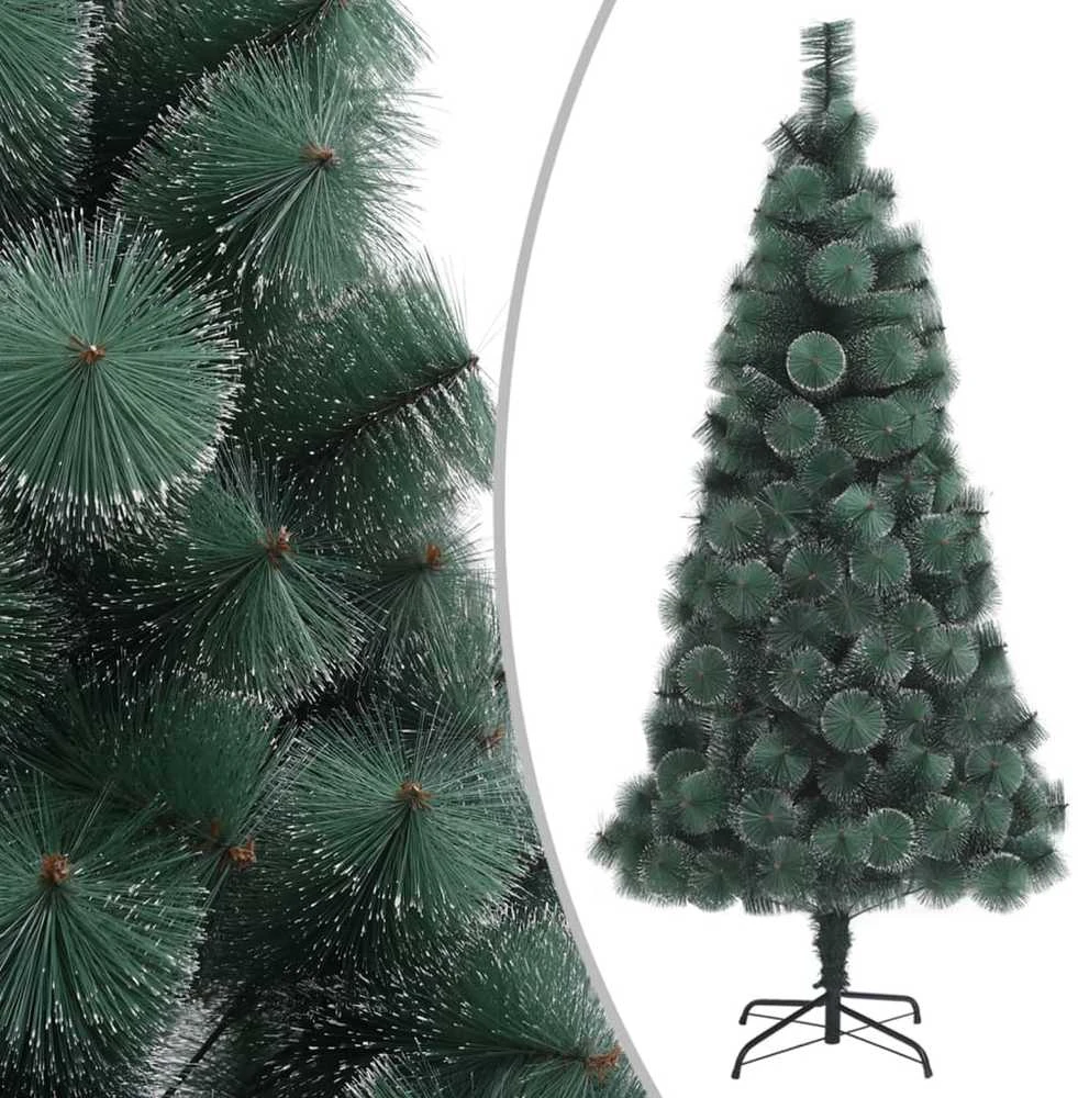 Dirbtinė Kalėdų eglutė su stovu, žalios spalvos, 120cm, PET