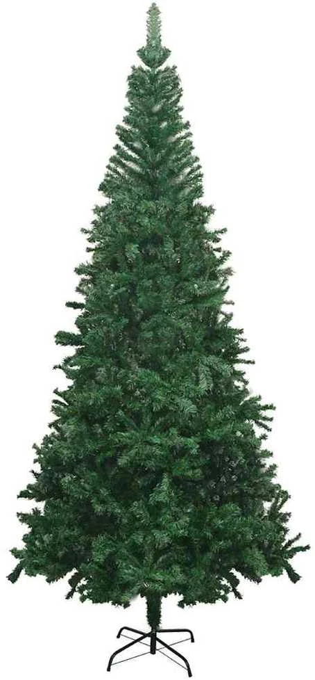Dirbtinė Kalėdų eglutė su žaisliukais, žalia, 240cm, L