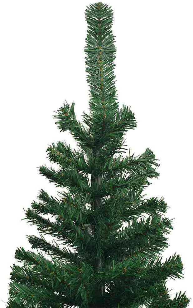 Dirbtinė Kalėdų eglutė su žaisliukais, žalia, 240cm, L