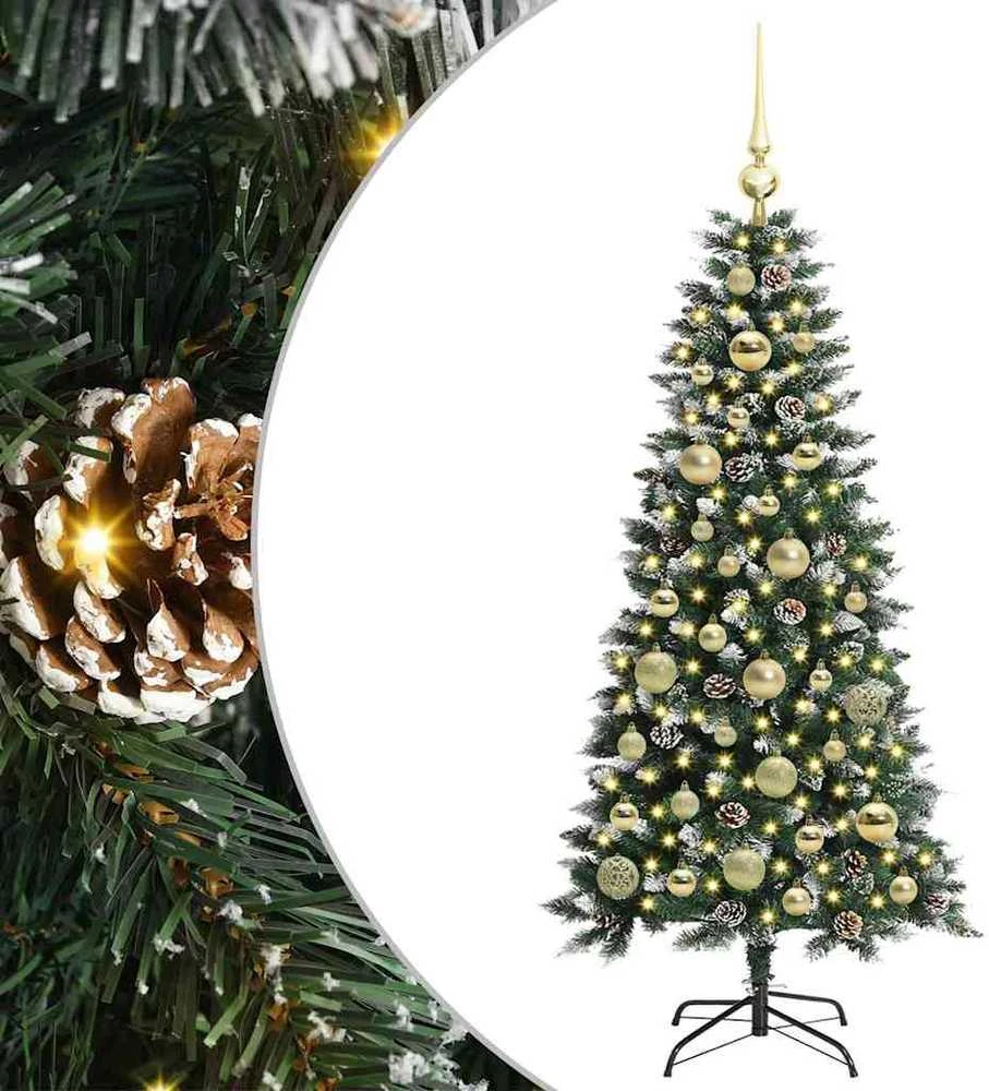 Dirbtinė Kalėdų eglutė Žalia 120 cm PVC, plastikas ir plienas