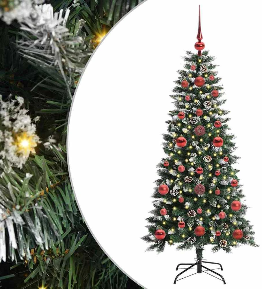 Dirbtinė Kalėdų eglutė Žalia 120 cm PVC, plastikas ir plienas