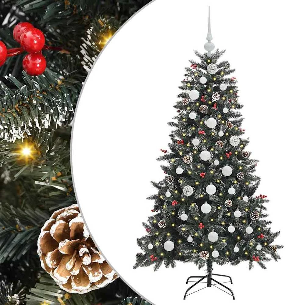 Dirbtinė Kalėdų eglutė Žalia 150 cm PVC, plastikas ir plienas