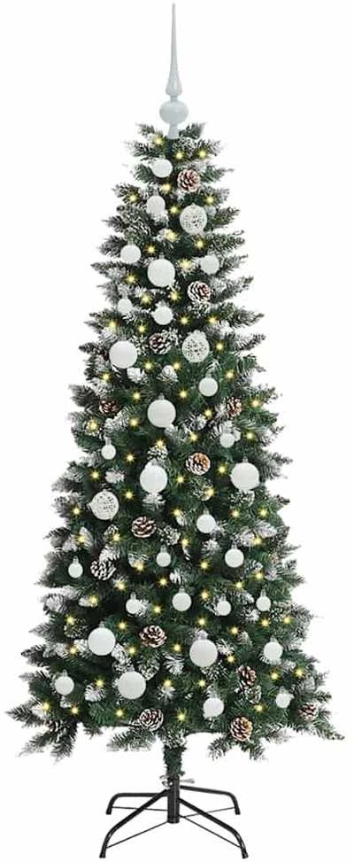 Dirbtinė Kalėdų eglutė Žalia 150 cm PVC, plastikas ir plienas
