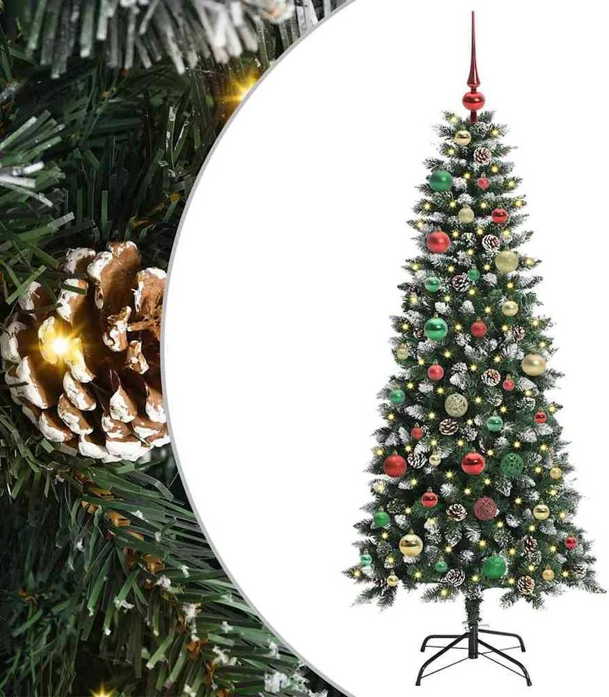 Dirbtinė Kalėdų eglutė Žalia 150 cm PVC, plastikas ir plienas