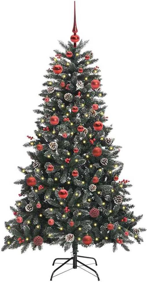 Dirbtinė Kalėdų eglutė Žalia 150 cm PVC, plastikas ir plienas