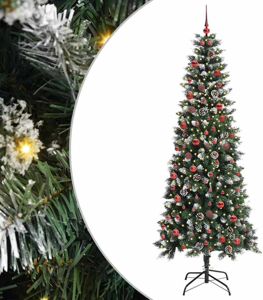 Dirbtinė Kalėdų eglutė Žalia 210 cm PVC, plastikas ir plienas