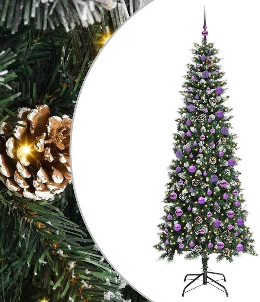 Dirbtinė Kalėdų eglutė Žalia 210 cm PVC, plastikas ir plienas