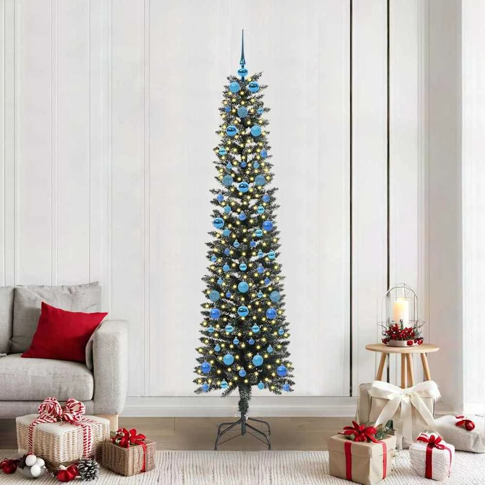 Dirbtinė Kalėdų eglutė Žalia 210 cm PVC, plastikas ir plienas