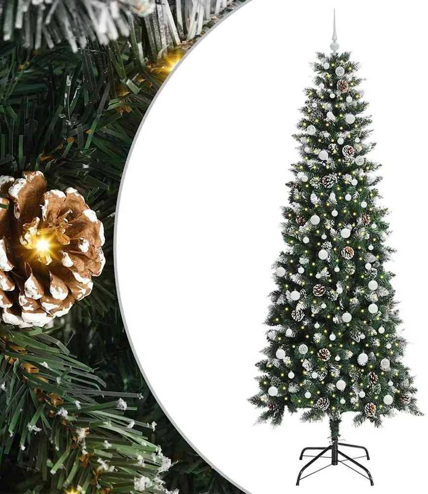 Dirbtinė Kalėdų eglutė Žalia 240 cm PVC, plastikas ir plienas